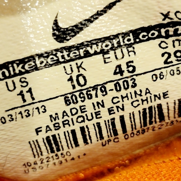 Nike Lebron Zoom Soldier 7 gray and orange size 11 - Picture 6 of 12